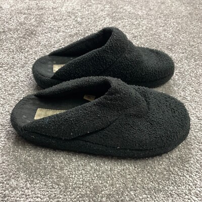 Natural Sport Slippers Womens Small Black Soft Slip On Comfy Warm Ladies Cozy-image