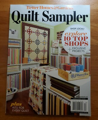 NEW Better Homes & Gardens Quilt Sampler Magazine Fall Winter 2020-image