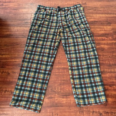 Goodfellow Mens Fleece Lounge Pants XXL Plaid Pajama Comfort Cozy Drawstring-image