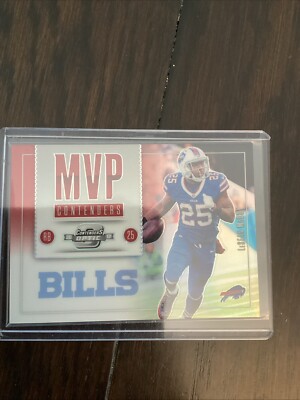 2017 Contenders Optic LeSean McCoy MVP Contenders Red Prizm /25-image