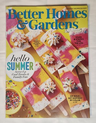 Better Homes & Gardens 100th Anniversary July August 2022 Hello Summer Recipes-image