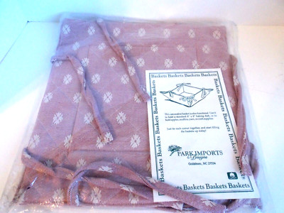 Park Imports Fabric Bread Basket (8