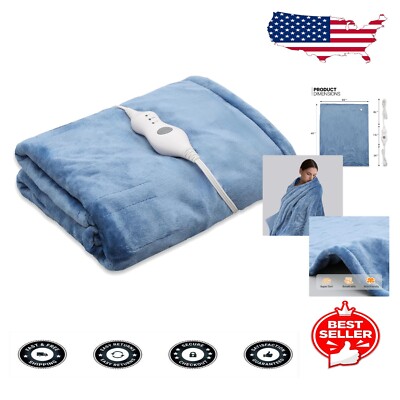Luxurious Machine-Washable Heated Blanket 60