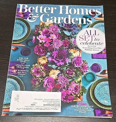 Better Homes & Gardens BHG Magazine November 2021 All Set To Celebrate-image