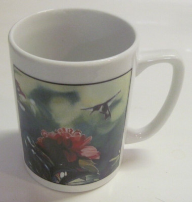 Berqquist Imports HUMMINGBIRD Cyndi Nelson Design Ceramic Cup Mug-image