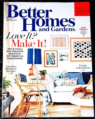 BETTER HOMES AND GARDENS Magazine July 2016-image