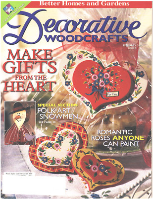 Better Homes & Gardens Decorative Woodcrafts Magazine February 2000 Issue 51-image