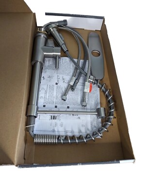 Better Homes & Gardens Elmont Pull Down Kitchen Sink Faucet Satin Nickel New -image