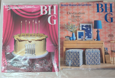 Better Homes & Gardens Magazine Lot 2 Back Issues 2022 NEW Sept Oct Food Decor-image