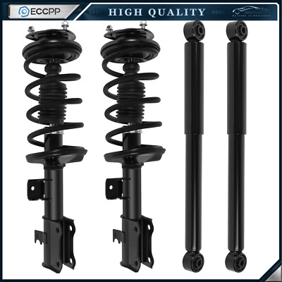 For 2006-2013 Suzuki Grand Vitara 4Pcs Front Complete Struts + Rear Shocks Set-image