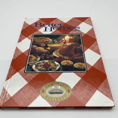 Better Homes and Gardens Homemade Holidays Cookbook Hardback Book 1990-image