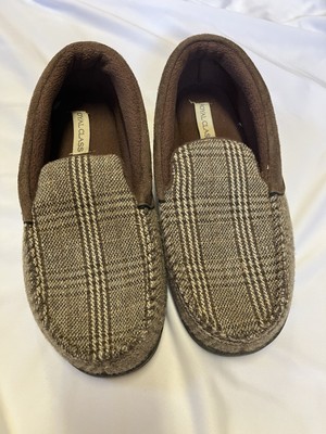 Men’s 7/8 Slippers Royal Class Plaid Loungewear Sleepwear Cozy Comfort-image