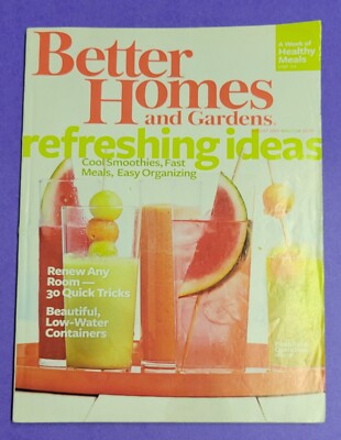 Better Homes and Gardens Magazine (August 2009) Volume 87 Issue #8-image