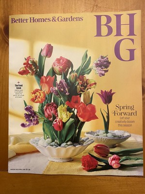 BRAND NEW Better Homes & Gardens Magazine March 2023 Spring Forward FREE SHIP US-image