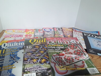 10 McCall’s Quilting/Better Homes and more Magazine Lot and 1 pattern booklet-image