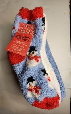 3 Pk. Women's Heritage Cozy Fuzzy Socks Sizes 4-10-image