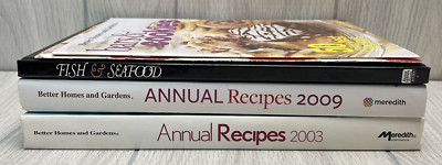 Better Homes And Gardens Cookbooks - Annual Recipes and Fish & Seafood Bundle-image