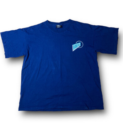 Vintage Hobie Surf Shirt Mens XL Blue 1990s Wind Surfing Ocean Single Stitch-image