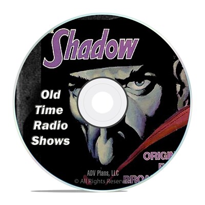 The Shadow,  Old Time Radio OTR,  Over 500+ Radio Shows MP3 DVD-ROM-image