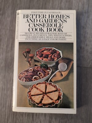 Better Homes And Gardens Casserole Cook Book 1969, Paperback, Rare Oop-image