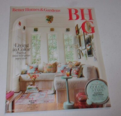 Better Homes Gardens Magazine May 2023 Living in Color,  BHG-image
