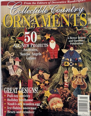 Better Homes & Garden  Magazine Collectible Country Ornaments  Vintage-image
