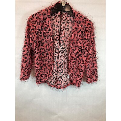 Chic Knit Elegance: X-Small Black & Pink  Women's Sweater - Cozy Comfort & Timel-image