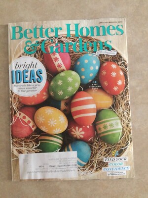 Better Homes And Gardens Magazine April 2022 Easter -image