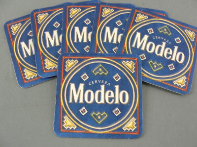 LOT 6 MODELO CERVEZA BEER BAR COASTER 🍺 CINCO DE MAYO MOSAIC TILE DESIGN 4