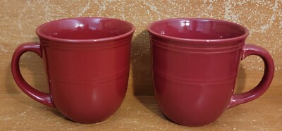 Mainstays RED SEDONA Mug set of 2, 16 oz / 4 1/8