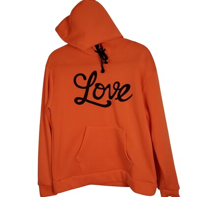 Bobbie Brooks Women's Hoodie Love Graphic Sweatshirt Sz Large Casual Pullover-image