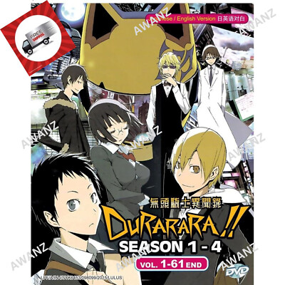 Durarara!! Season 1~4 Complete Anime DVD (English Dubbed) All Region FREE SHIP-image