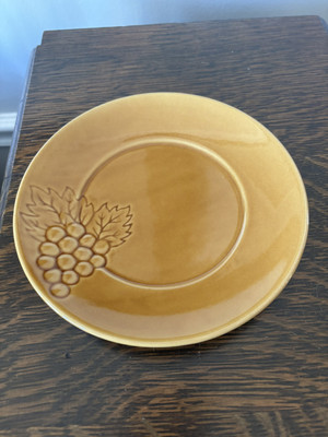 Pier 1 Harvest Gold Stoneware 6 And A Half Inch Bread Plate New With Tag-image