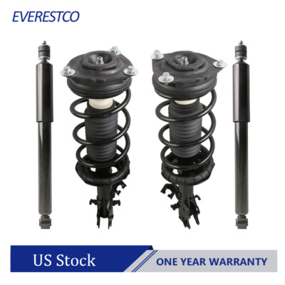4x Shocks Complete Struts Assembly For Nissan Versa 2007-2012 Front & Rear Side-image