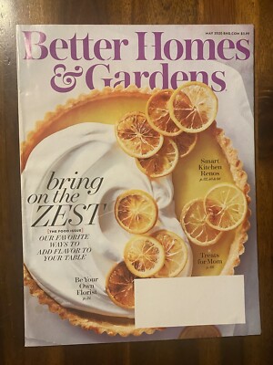 Better Homes and Gardens Magazine May 2020 - Bring on the Zest - New, Very Good-image