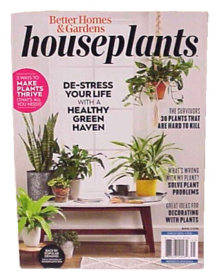 BETTER HOMES & GARDENS HOUSEPLANTS MAGAZINE ISSUE HEALTHY GREEN HAVEN-image