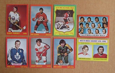 1973-74 TOPPS HOCKEY CARD SINGLES COMPLETE YOUR SET PICK CHOOSE UPDATED 5/27-image