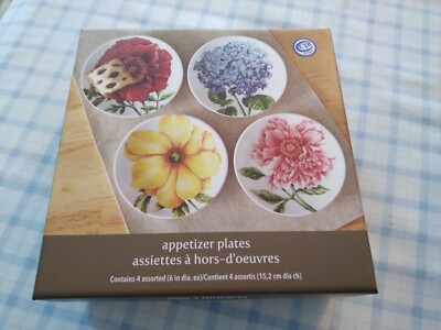 PIER 1 IMPORTS - Appetizer Plates set in box-image