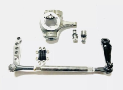 DANA 44 CHEVY 10 BOLT COMPLETE 1-TON CROSSOVER HIGH STEER KIT-W KNUCKLE DOM-image
