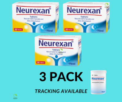 Neurexan Heel 50 tablets Insomnia Restless Sleep Over-active Mind 3 PACK-image