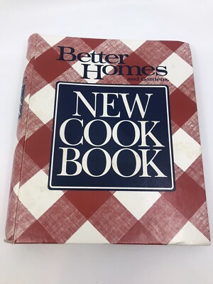 Better Homes and Gardens New Cookbook 1989 5 Ring Binder Hardcover Nice!-image