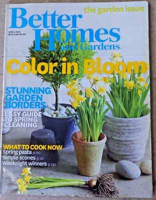 Back Issue of Better Homes & Gardens Magazine, Apr 2015 – perfect condition-image