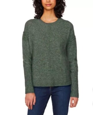 Legendary Outfitters Women's Soft and Cozy Crewneck Sweater, Heather Olive,  XXL-image