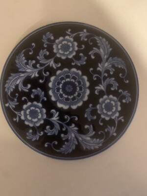 Ceramic TRIVET PIER 1 Import MANDARIN DESIGN Cobalt Blue and White -image