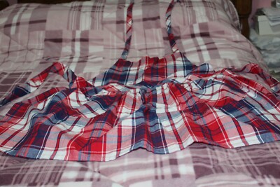 Design Imports Americana Plaid Apron-image