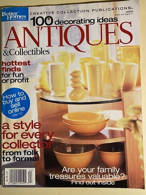 Antiques & Collectibles 100 Decorating Ideas Better Homes & Gardens 2004-image