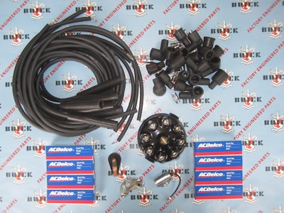 1938-1953 Buick Complete Tune-Up Kit with Ignition Wires-image