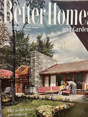 Very old, vintage, original Better Homes and Gardens Magazine-image