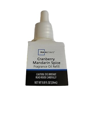 Mainstays Fragrance Oil Refill,  Cranberry Mandarin Spice 0.8fl Oz-image