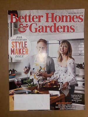 BETTER HOMES & GARDENS-10TH ANNIVERSARY STYLE MAKER ISSUE-MAY 2021- Free Ship!-image
